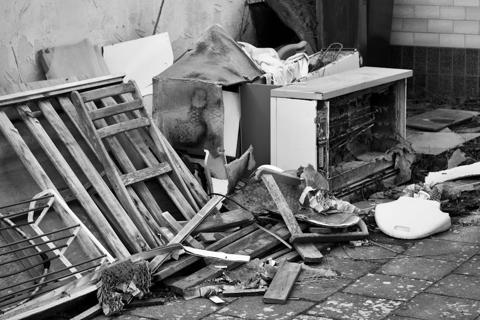 Mitcham Road flats rubbish removal for tight access jobs